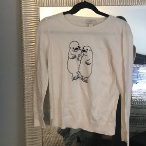 LOFT Seal Sweater
